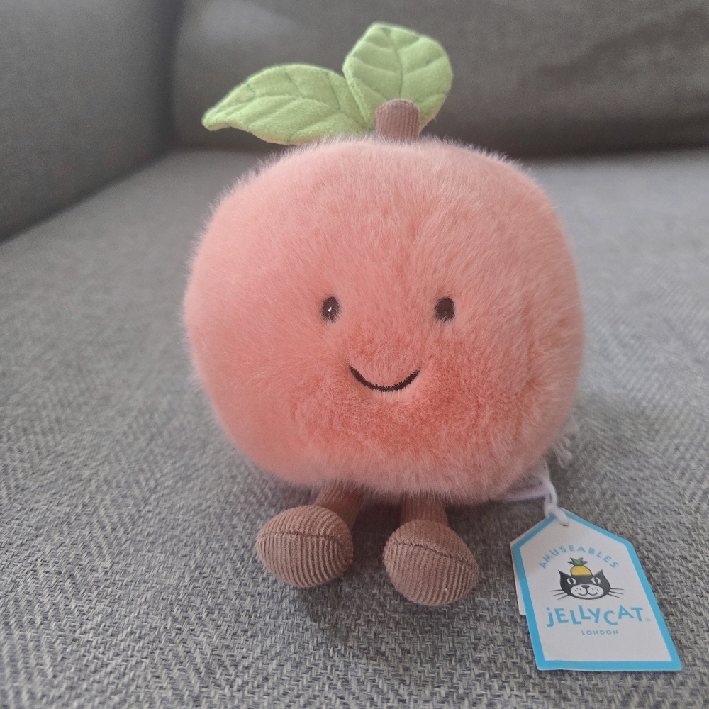 Jellycat Amuseable Peach (Very Rare retired)
